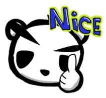 Panda of the skeleton sticker #5053129