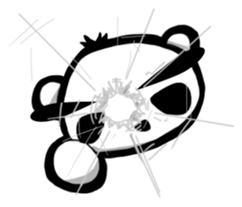 Panda of the skeleton sticker #5053131