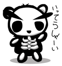 Panda of the skeleton sticker #5053134