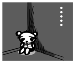 Panda of the skeleton sticker #5053137