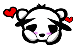 Panda of the skeleton sticker #5053141