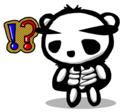 Panda of the skeleton sticker #5053142