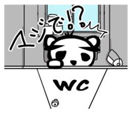 Panda of the skeleton sticker #5053147