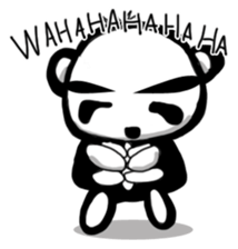 Panda of the skeleton sticker #5053148