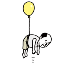 The balloon old guy who travels sticker #5053150