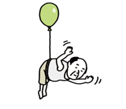 The balloon old guy who travels sticker #5053151