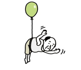 The balloon old guy who travels sticker #5053151