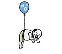 The balloon old guy who travels sticker #5053153