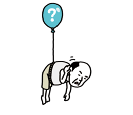 The balloon old guy who travels sticker #5053155