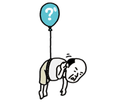 The balloon old guy who travels sticker #5053155