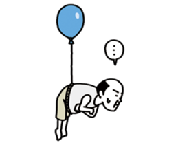 The balloon old guy who travels sticker #5053156