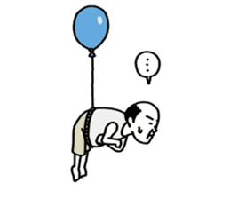 The balloon old guy who travels sticker #5053156