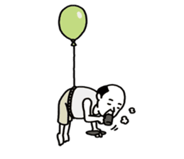 The balloon old guy who travels sticker #5053157