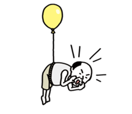 The balloon old guy who travels sticker #5053158