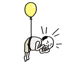 The balloon old guy who travels sticker #5053158