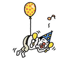 The balloon old guy who travels sticker #5053161