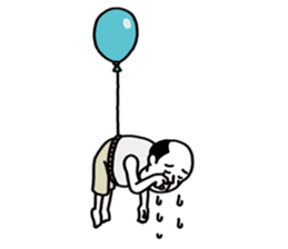 The balloon old guy who travels sticker #5053164