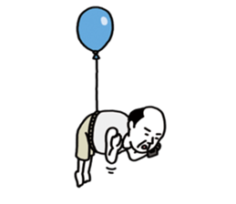 The balloon old guy who travels sticker #5053166