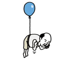 The balloon old guy who travels sticker #5053166