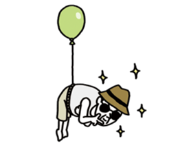 The balloon old guy who travels sticker #5053169