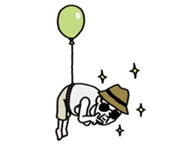 The balloon old guy who travels sticker #5053169