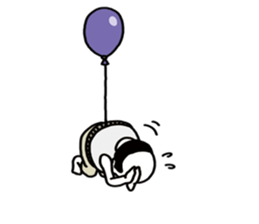 The balloon old guy who travels sticker #5053170