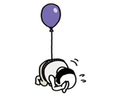 The balloon old guy who travels sticker #5053170