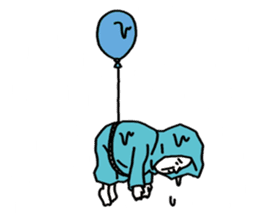 The balloon old guy who travels sticker #5053171