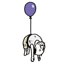 The balloon old guy who travels sticker #5053172