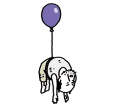The balloon old guy who travels sticker #5053172