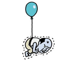 The balloon old guy who travels sticker #5053173