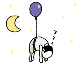 The balloon old guy who travels sticker #5053179