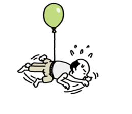 The balloon old guy who travels sticker #5053181