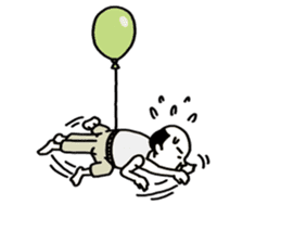 The balloon old guy who travels sticker #5053181