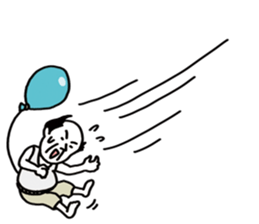 The balloon old guy who travels sticker #5053182