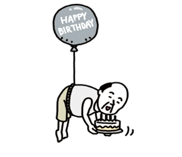 The balloon old guy who travels sticker #5053184