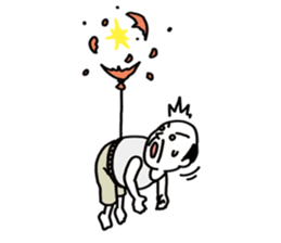 The balloon old guy who travels sticker #5053187