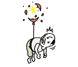 The balloon old guy who travels sticker #5053187