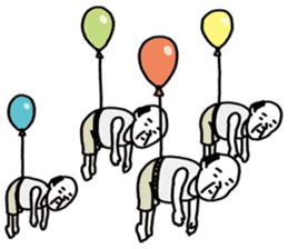 The balloon old guy who travels sticker #5053189