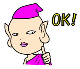 Purple fairy "Pappuru" sticker #5053470