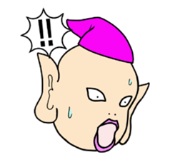 Purple fairy "Pappuru" sticker #5053471