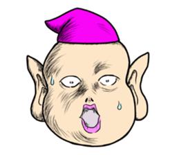 Purple fairy "Pappuru" sticker #5053476