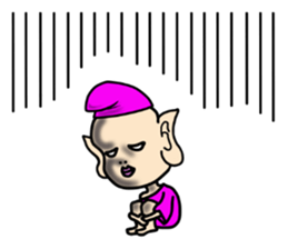 Purple fairy "Pappuru" sticker #5053479