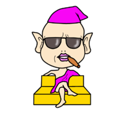 Purple fairy "Pappuru" sticker #5053481