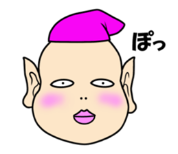 Purple fairy "Pappuru" sticker #5053482