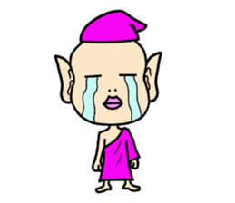 Purple fairy "Pappuru" sticker #5053486