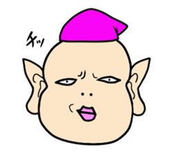 Purple fairy "Pappuru" sticker #5053487