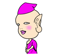 Purple fairy "Pappuru" sticker #5053491