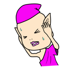 Purple fairy "Pappuru" sticker #5053496