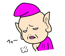 Purple fairy "Pappuru" sticker #5053497